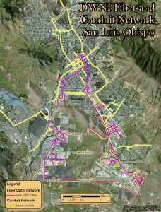 Fiber Map in San Luis Obispo, CA