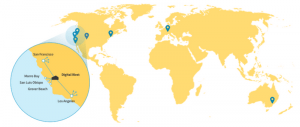 colocation centers across the globe